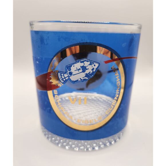 Vintage NASA Apollo Glasses Complete Collection – Set of 10 Blue/Gold Tumblers - Picture 11 of 16